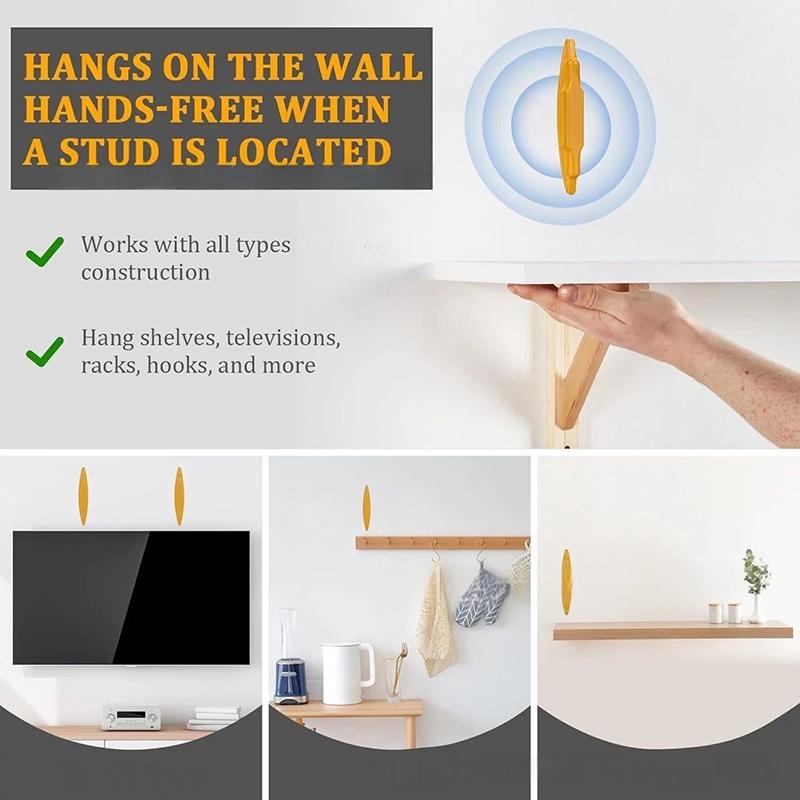 乾式壁と木材用の金属探知機、磁気ネジ探知機とスタッドロケータ - Stud Finder Magnetic のレビューと価格